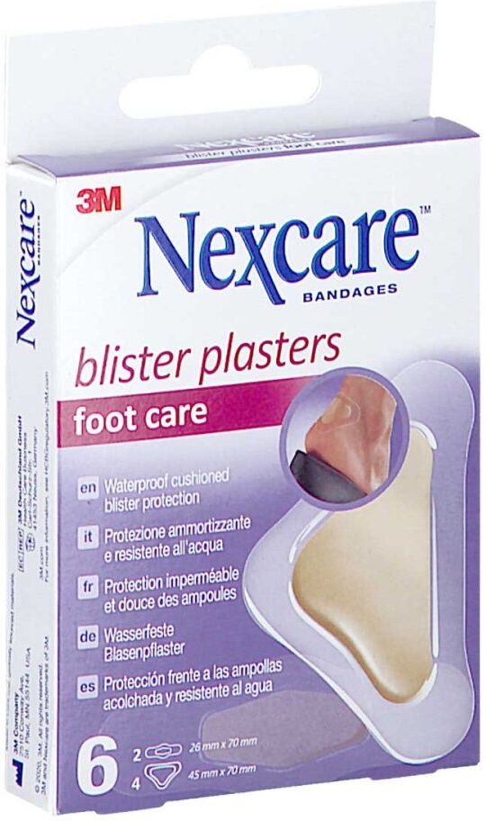Nexcare Blasenpflaster Fußpflege 6stk
