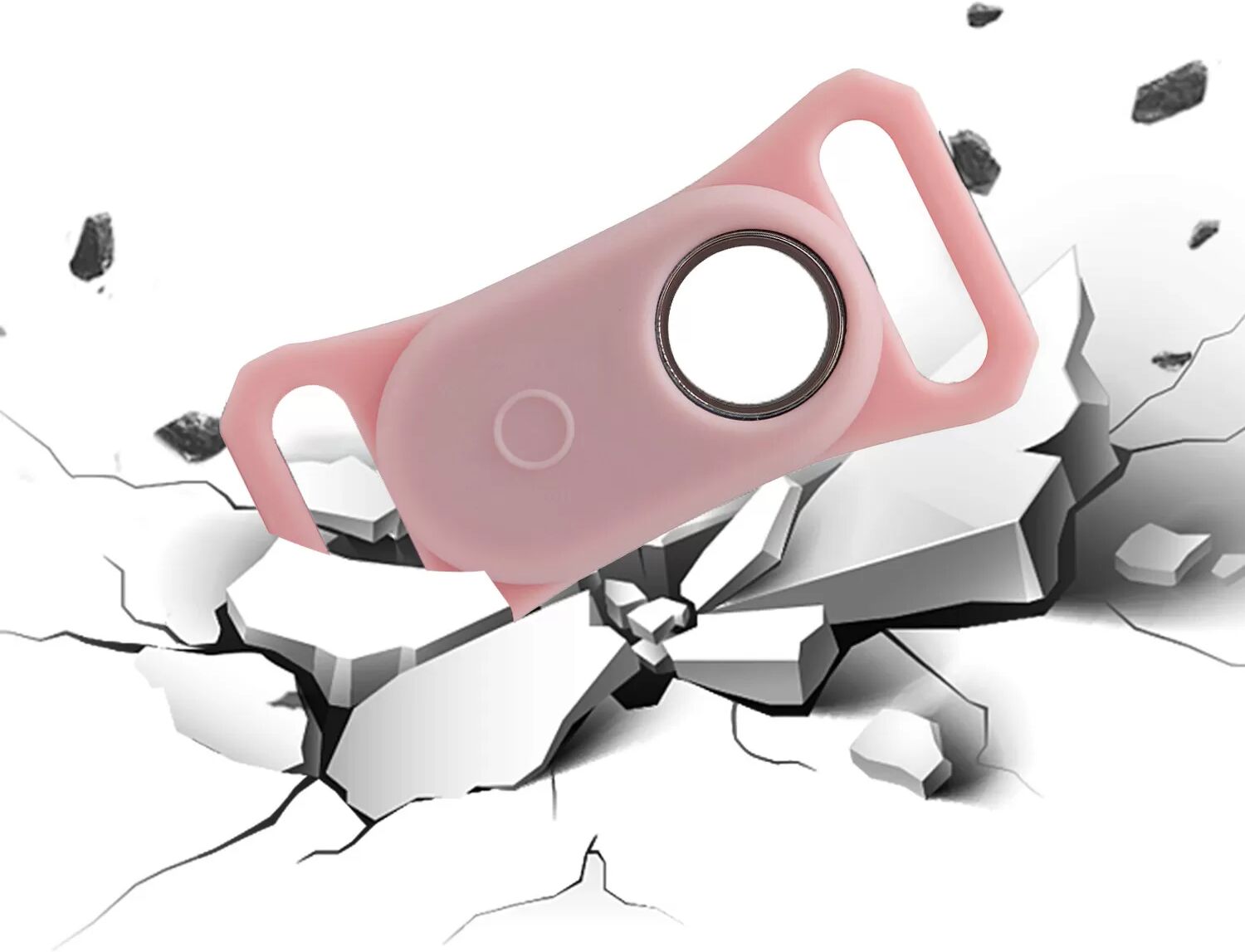 INF Étui pour collier pour animal de compagnie Samsung Galaxy Smart Tag 2 Rose