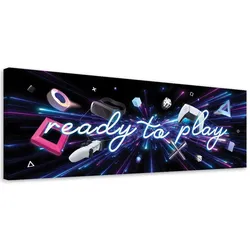WANDBILD spielkonsole für gamers