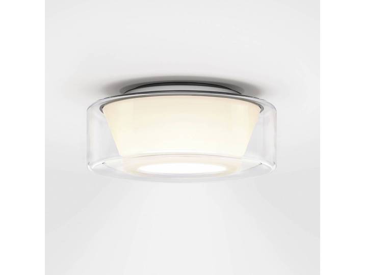 Serien Lighting LED Deckenlampe Curling M, dimmbar, klar / transparent, für Wohn- / Esszimmer, Glas, Design, LED Deckenleuchte