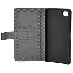 Nevox ORDO Flip-Hülle für Mobiltelefon (Sony Xperia Z5), Smartphone Hülle, Schwarz, Grau