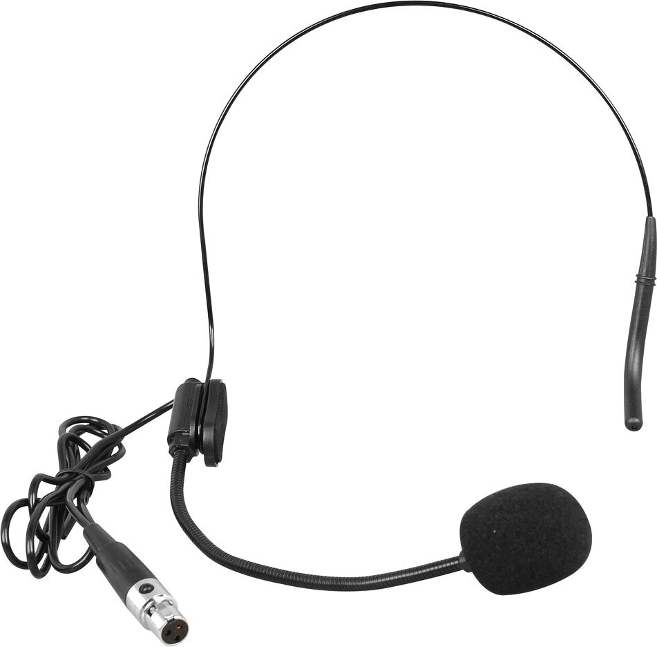 Omnitronic Uhf-E Serie Kopfbügelmikrofon Schwarz