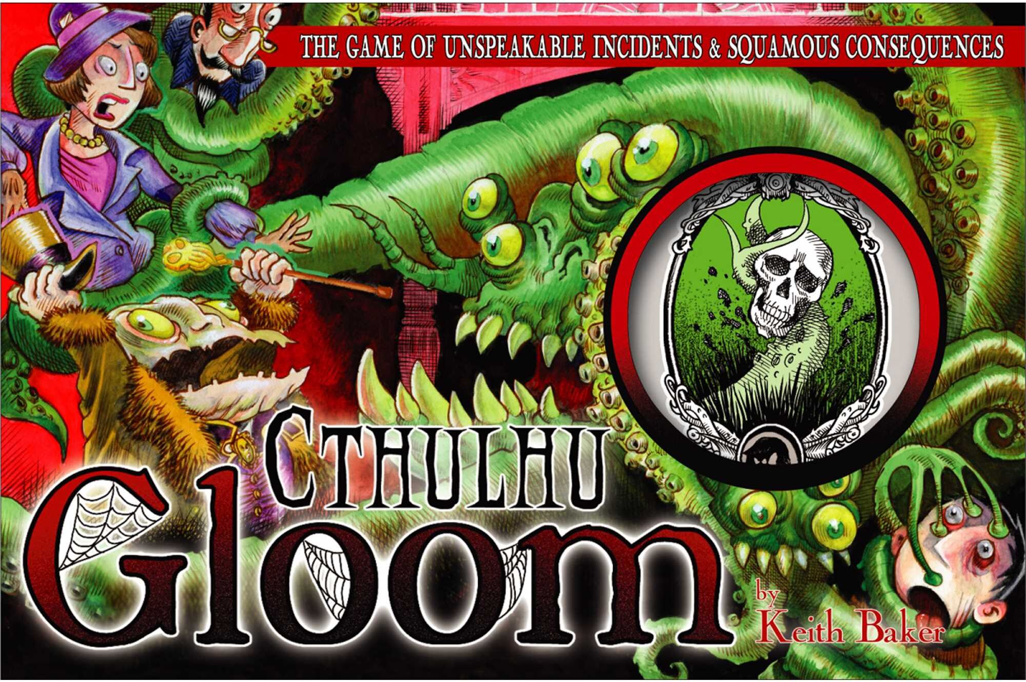 Cthulhu Gloom, a Lovecraftian Card Game by Atlas Games for 2-4 Players