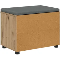 vidaXL, Schuhschrank, Schuhbank mit Kissen (38 x 60 x 46 cm)