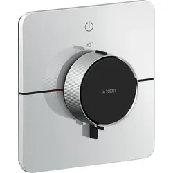 Hansgrohe AXOR ShowerSelect ID Thermostat Unterputz, Chrom, 1 Verbraucher, flache Rosette, einfache Installation
