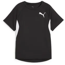 PUMA Cross The Line 3.0 Shirt Kinder 51 - PUMA black-PUMA white 140