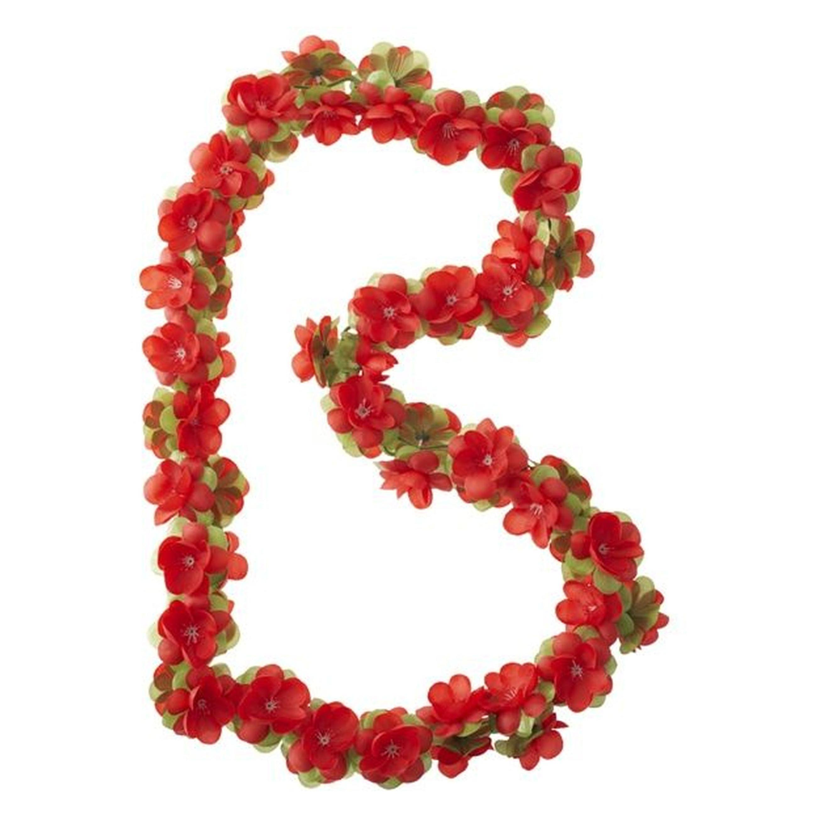 Basil FLOWER GARLAND, Blumengirlande, 170cm, rot (50184)