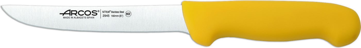 Arcos Nitrum filetsmes 6 inch, roestvrij staal, geel, serie 2900
