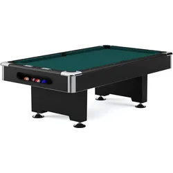 Automaten Hoffmann Billardtisch Billardtisch Club Pro III in Schwarz (224 x 112 cm)