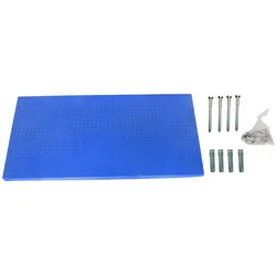 SimonRack PanelClick Metallic Tool Panel 1500x600 Blau + 8 Haken