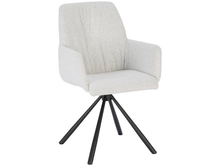 Bert Plantagie Armlehnstuhl, Champagner, Textil, konisch, Stativgestell, 55x89x59 cm, Lederauswahl, Stoffauswahl, Gestellauswahl, Esszimmer, Stuhl, Polsterstühle