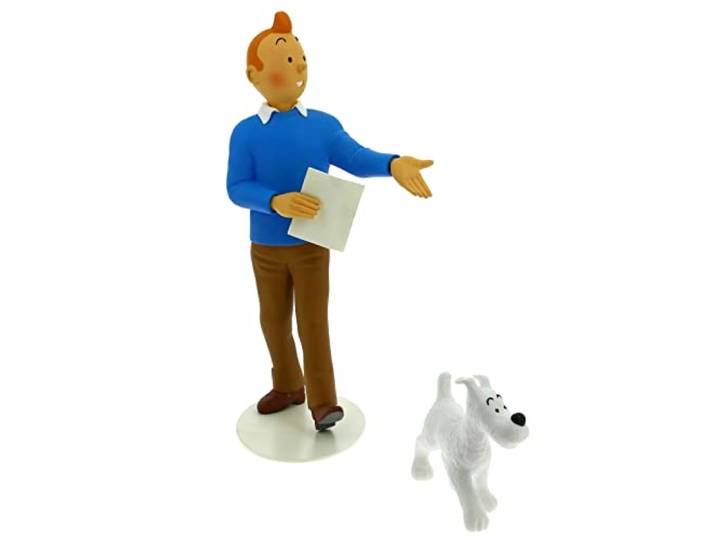 Collectible Resin Figure Tintin and Snowy Moulinsart 25cm 46007 (2016)