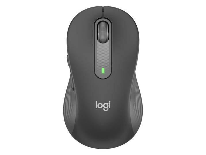 Logitech Souris sans fils droitier Signature M650 L - 5 boutons - Bluetooth + Récepteur USB-A Logi Bolt - Gris