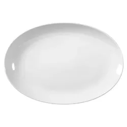 Seltmann Platte Rondo 35,1 x 24,2 cm Porzellan Weiß L (Large)