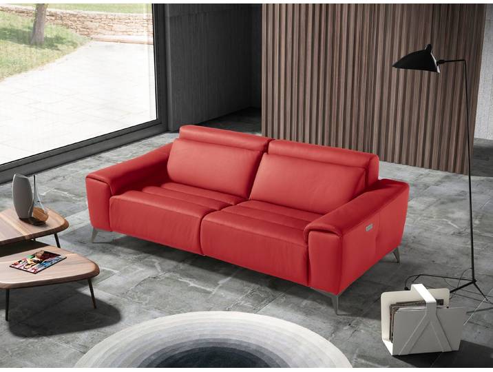 Egoitaliano 2,5-Sitzer Suzette, Designsofa mit elektrischen Komfortfunktionen, edel & bequem, inkl. 2 elektronischer Relaxfunktionen, Rücken- und Fußteilfunktion