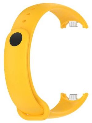 Inspired Living SportFlex Silicone Xiaomi Mi Band Strap Comfortable Replacement Wristband For Mi Band 8, 9 & 10 yellow