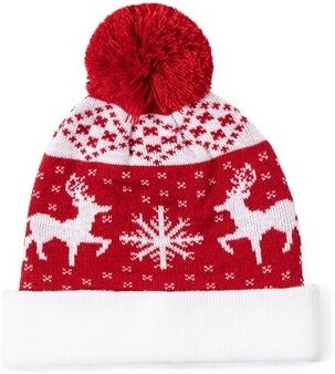 Bonnet personnalisé de Noël - Elenix acrylique rouge
