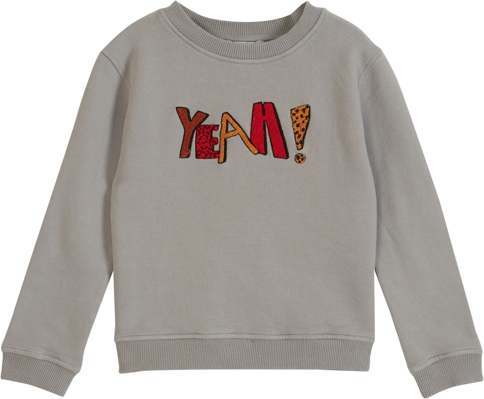 Emile et Ida Sweat Coton Bio Yeah! Gris 2 ans