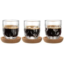 Leonardo GOCCE Espresso-Set mit Untersetzer 6-teilig