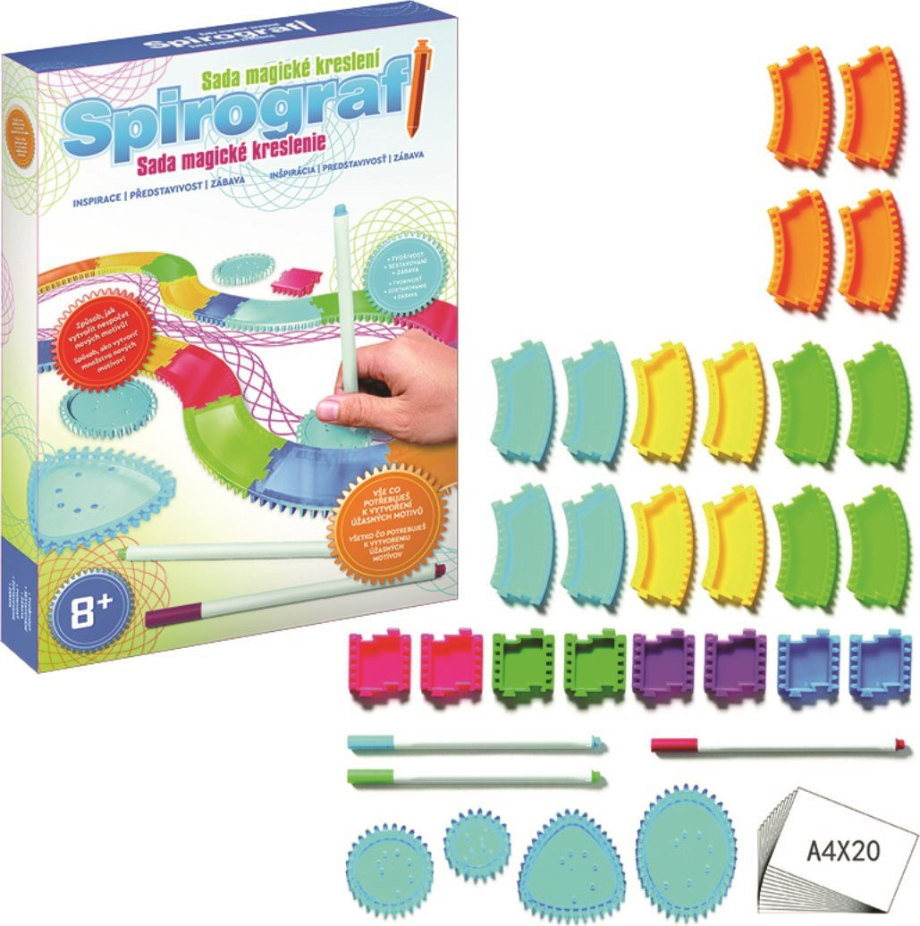 Sparkys Spirograf set voor magische tekeningen
