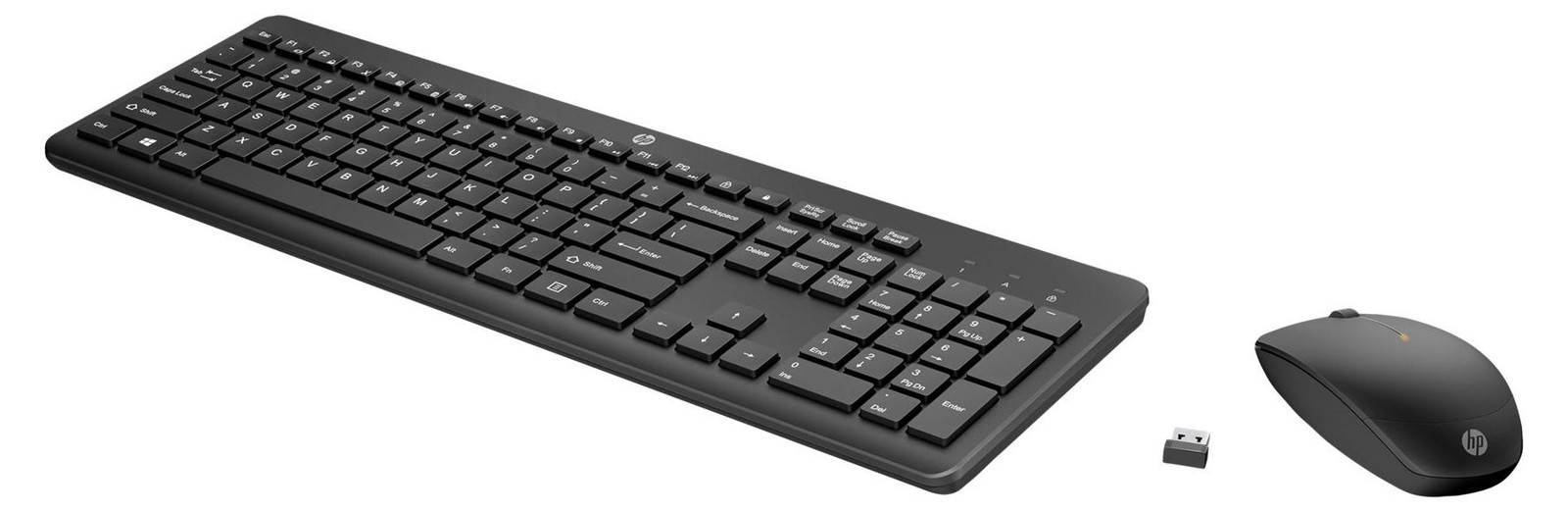 HP Draadloze Combinatie van Toetsenbord en Muis 235, Zwart