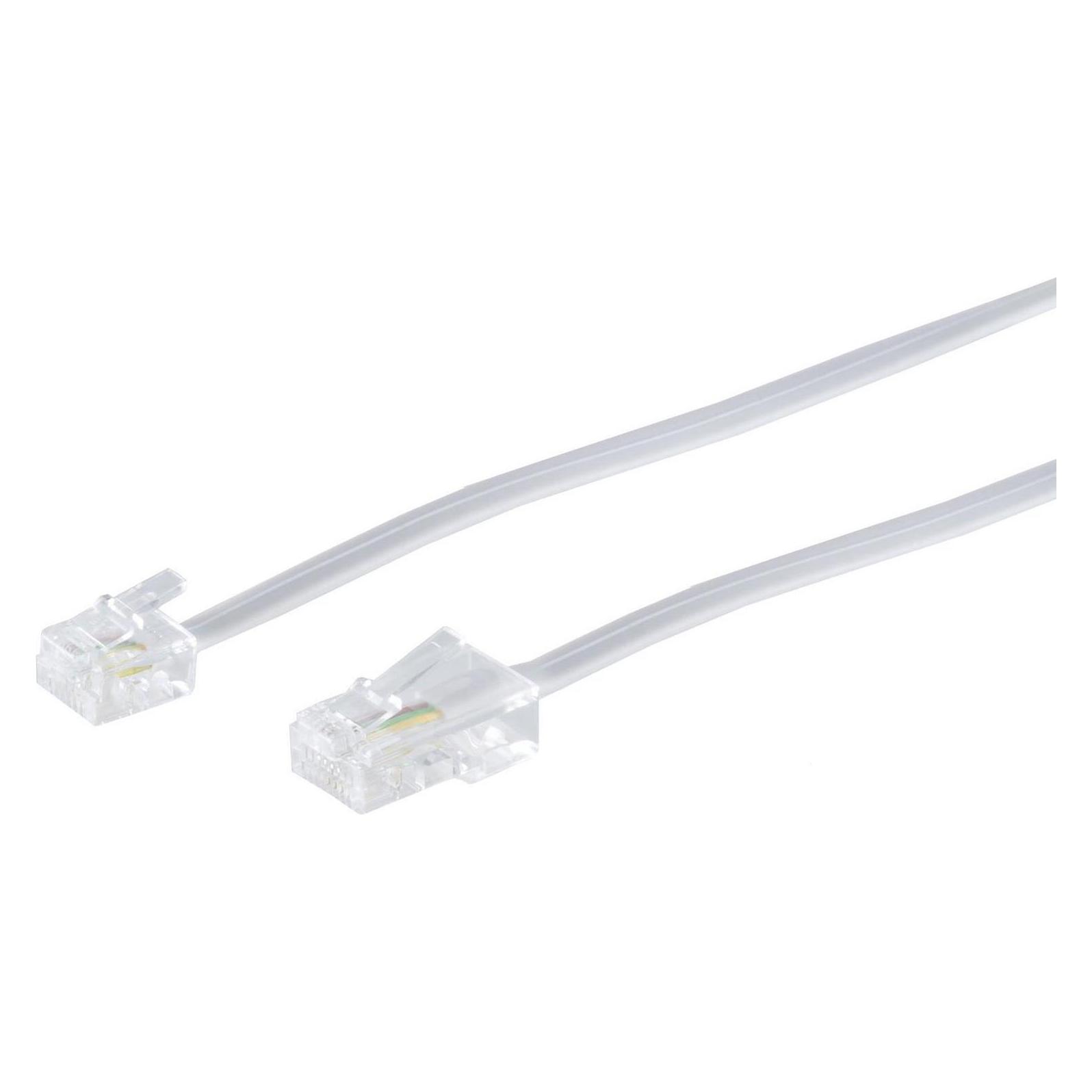 Shiverpeaks -BASIC-S--Modular-ISDN-Anschlusskabel Western-Stecker 8/4 auf Western-Stecker 6/4, weiss, 6,0m (BS70256-W)