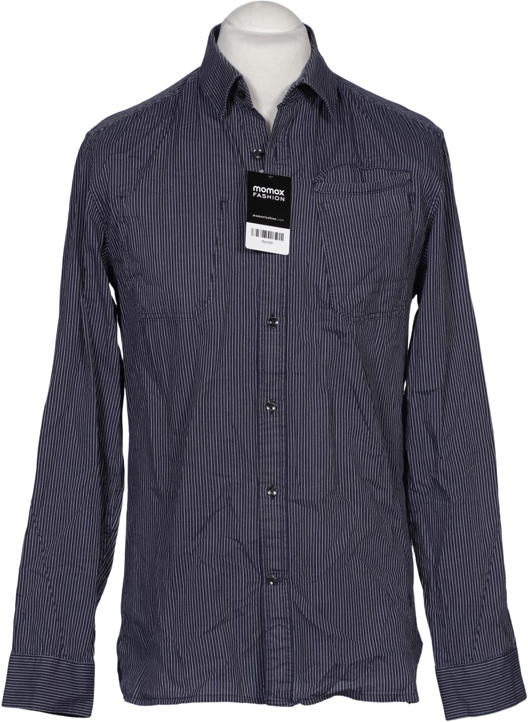 G Star RAW Herren Hemd, Marineblau, Gr. L, Baumwolle - Second Hand
