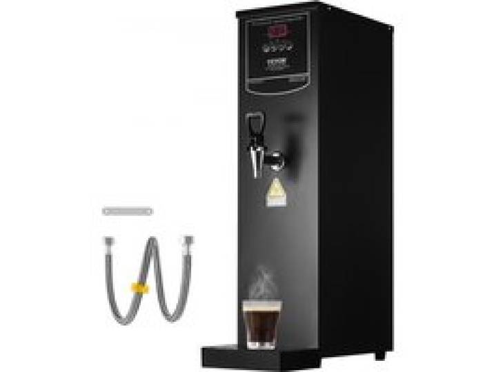 VEVOR Gewerblicher Heißwasserspender 20 L, 1,5 kW Wasserkocher Elektrisch mit Heizrohr aus Edelstahl 316, Stufenweise Schnellaufheizung 50 L/h Heißwasserbereiter für Cafés Teestuben Restaurants Büros