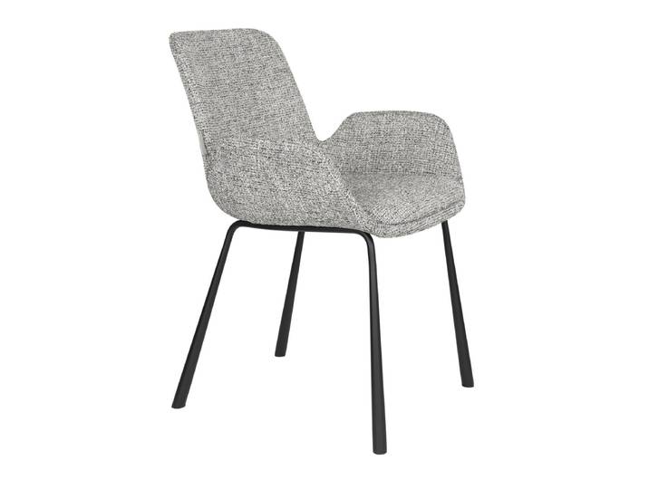 Sessel Brit 2er-Set – aus Stoff in Grau - Grau - Stoff - Luxusbetten24