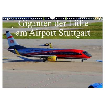 Giganten der Lüfte am Airport Stuttgart (Wandkalender 2027 DIN A3 quer), CALVENDO Monatskalender