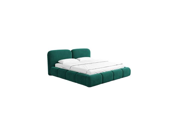 Design Polsterbett „Mirage“ mit Ablagefach, Samt Grün BLOOMINGLOFT Collection