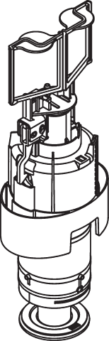 Hewi S 50 Auslassventil 66256 für höhenverstellbare Module
