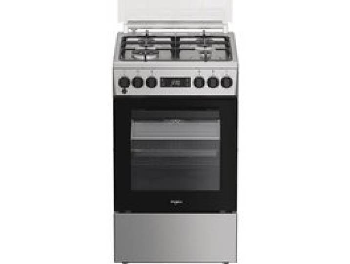 Cuisinière à gaz en acier inoxydable - Whirlpool - Four électrique - Gril électrique - Nettoyage à la vapeur