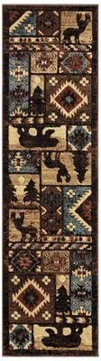Home Dynamix Buffalo Bear Rustic Area Rug