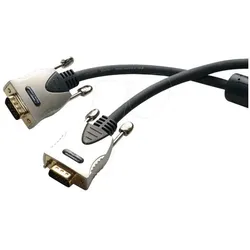 Shiverpeaks PROFESSIONAL Videokabel, 15 Pol VGA Stecker - (5 m), Videokabel, Schwarz