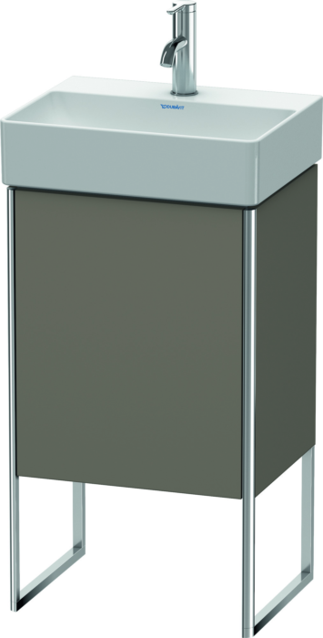 Duravit XSquare Waschtisch-Unterschrank XS4441L9090 43,4x49,9x34cm, Tür links, Flannel Grey seidenmatt