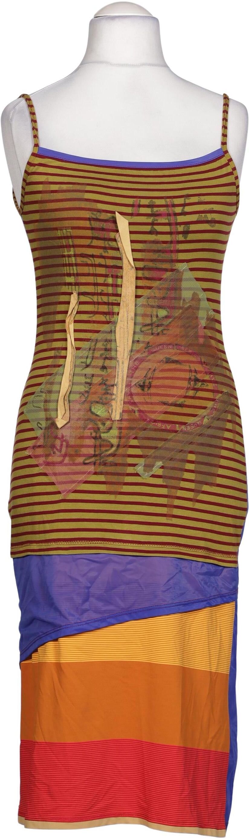 Save THE Queen! Damen Kleid, Mehrfarbig, Gr. S, Synthetik / Elasthan / Leder - Second Hand