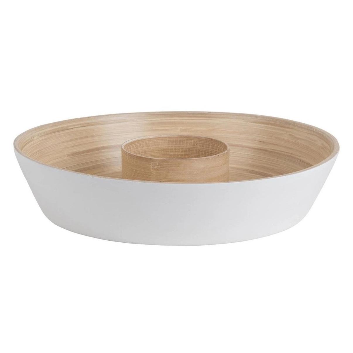 present time Schale Puro 30 cm, 1 Stück, Weiss (30 cm) (PT4191WH)