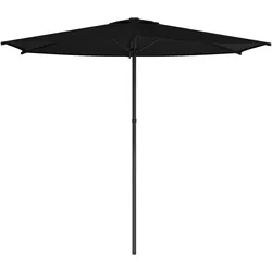 vidaXL Gartensonnenschirm 270 x 270 cm Polyester Rechtwinklig Schwarz