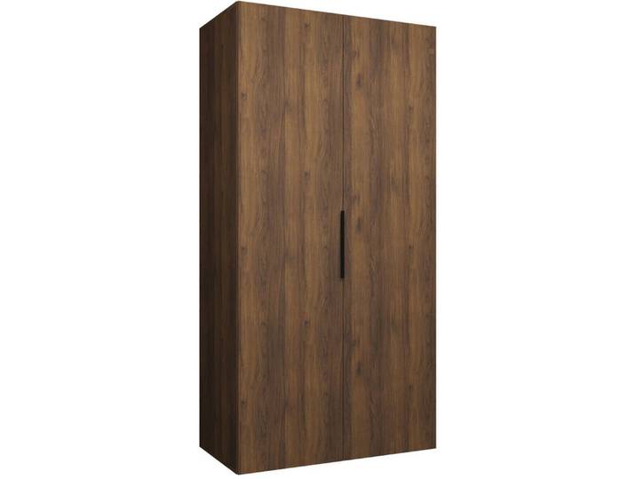 ABIKS MÖBEL Drehtürenschrank MARBELLA 1 Schlafzimmerschrank mit Kleiderstange und Regalen