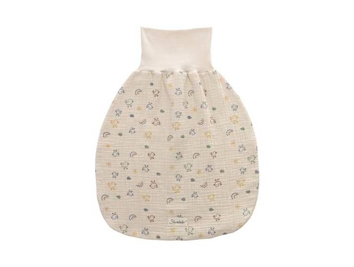 Sterntaler Strampelnest Ente Edda Lou aus Musselin mit Jerseyfutter und dehnbarem Bund,
