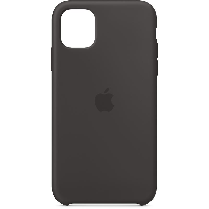 Apple Silikon Case iPhone 11 Pro Max schwarz