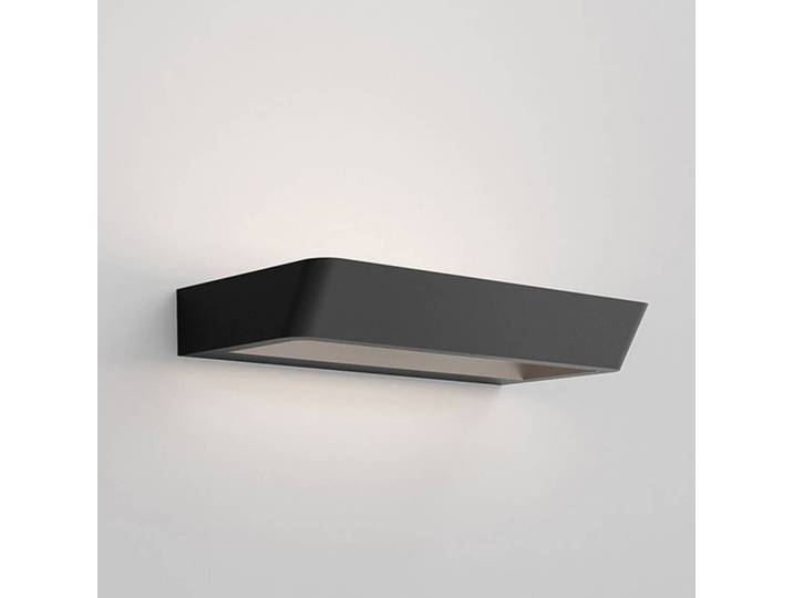 Design wandlamp Belvedere, zwart, Woon-/ Eetkamer, Aluminium, Design, Wandlamp design