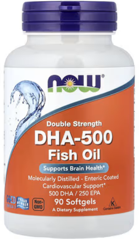 Now DHA-500 Suporte Função Cerebral 90caps