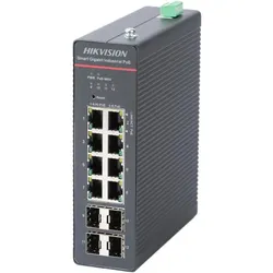 HIKVISION DS-3T1512HP-SI-8P4F Industrie-Switch PoE