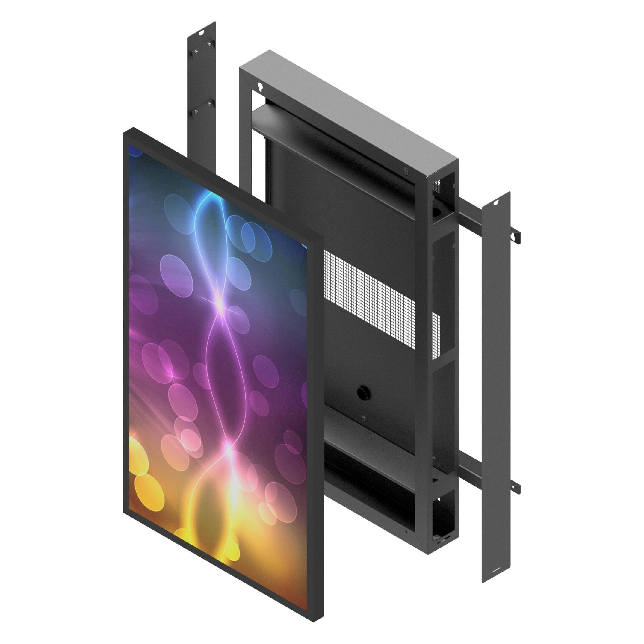 Purelink edbak Hochformat-Kiosk für den Aussenbereich 55"" Samsung LH55OHF (EB-OWM100)
