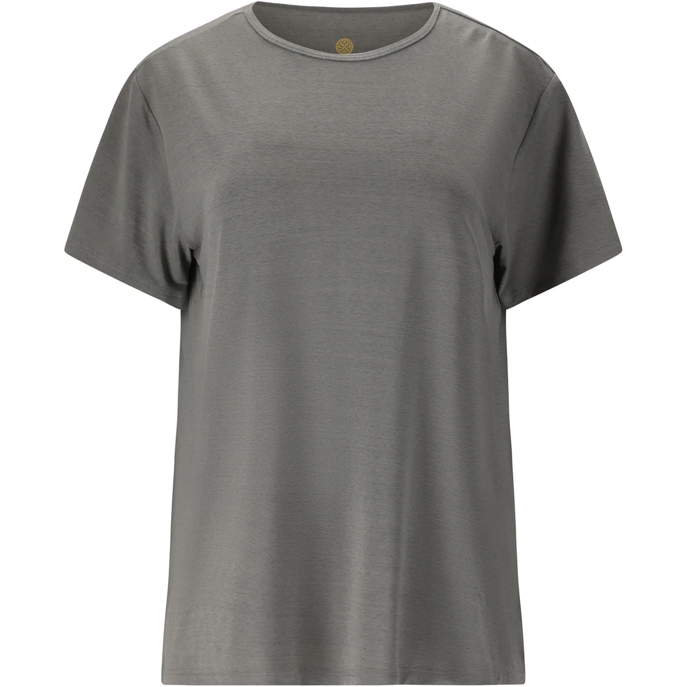 Athlecia Lizzy Slub Damen T-Shirts grau Größe S Lifestyle | Yoga Elastisch