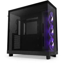 NZXT H6 Flow RGB Midi-Tower-Gehäuse schwarz