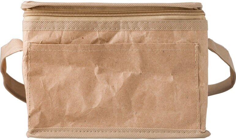 Sac isotherme personnalisé en non-tissé Ollie brun