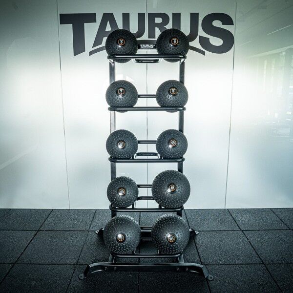 Taurus Slam Balls 5-20kg 10 Ball Set + Storage Rack